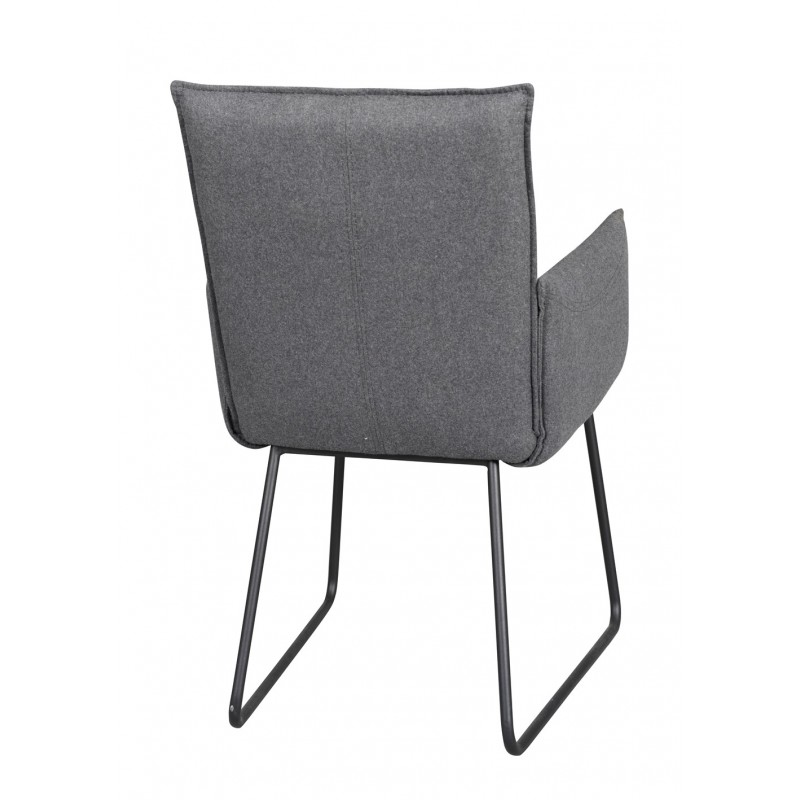 RO Yuko Armchair Dark Grey